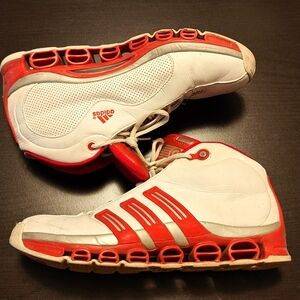 ADIDAS Superstar Basketball SHOES MENS Size 9.5 Art 534873 3 STRIPE 2005 Red